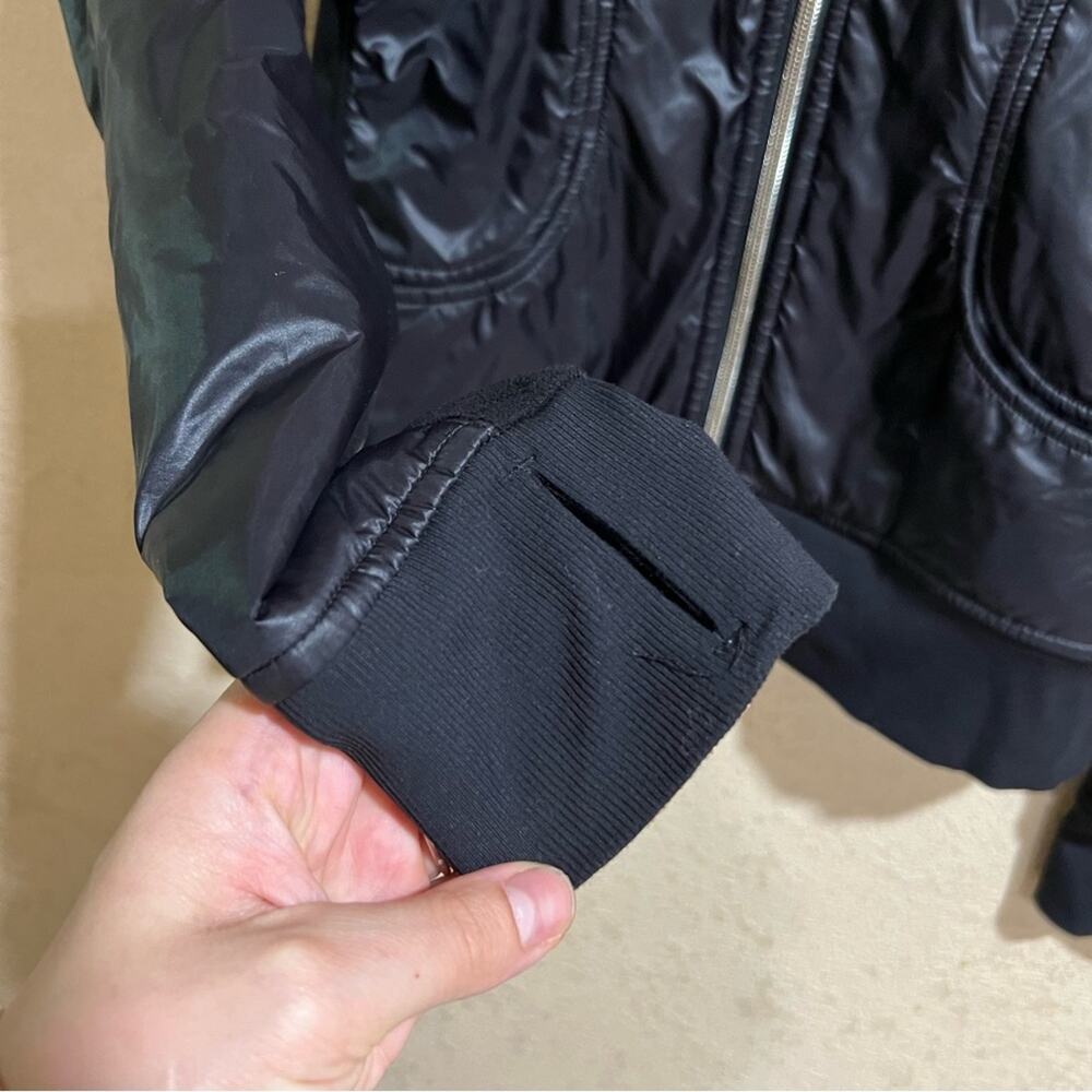 Lululemon UBA Puffer Hoodie Jacket in Lux Black 6 - Picture 5 of 10